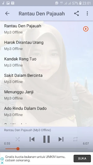 Lagu Rantau Den Pajauah Ofline Screenshot 3
