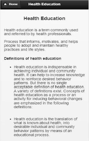 Health Education Screenshot 2