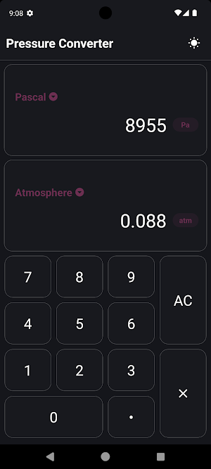 Pressure Converter Screenshot 3