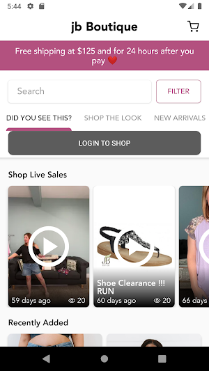 jb Boutique Screenshot 1