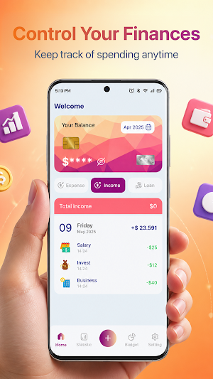 Budget & Money Tracker Screenshot 0