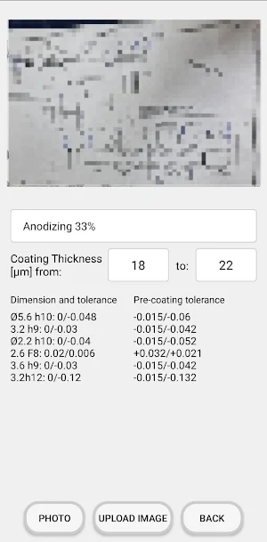 PolymApp - CNC Tolerance Screenshot 2