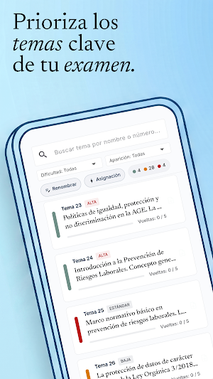 OpoZulo: Planifica Oposiciones Screenshot 3