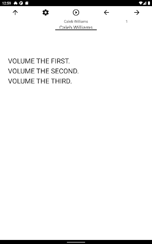 Book, Caleb Williams Screenshot 2