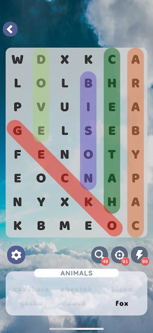 Word Search: Time to Relax Screenshot 1
