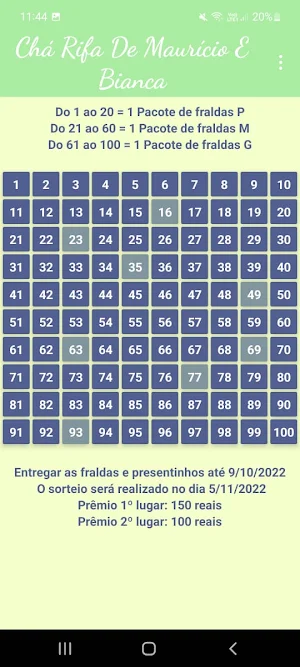 Chá Rifa Pro Screenshot 2
