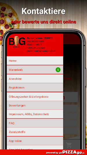 Big Döner App Screenshot 2
