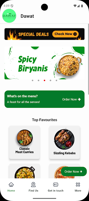 Dawat Indian Takeaway Screenshot 0