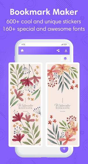 Bookmark Maker - Reading Art Screenshot 3