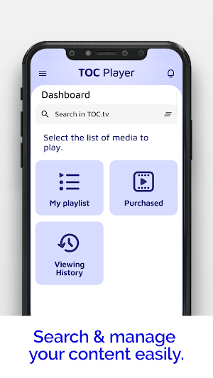 TOC Player Screenshot 1