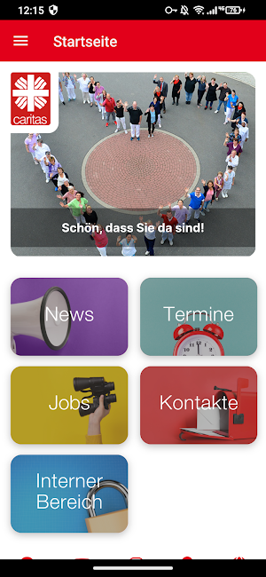 Caritasverband Mannheim Screenshot 1