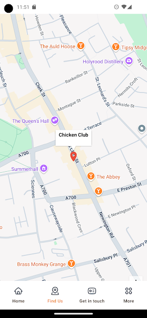 Chicken Club Edinburgh Screenshot 1