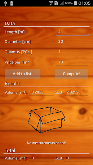 TimberCalc Screenshot 1