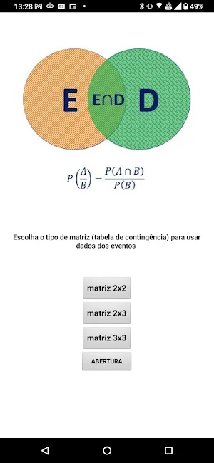Probabilidade condicional Screenshot 3