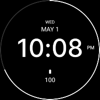 Simply Black Watch Face