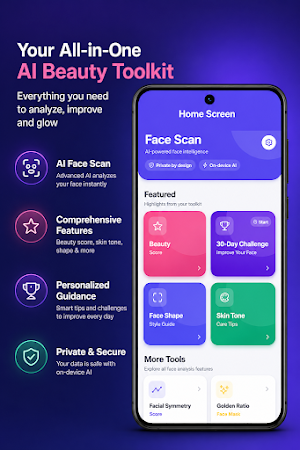 FaceScan – AI Face Analyzer Screenshot 0