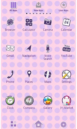 Poppin pink 'n' purple Theme Screenshot 2