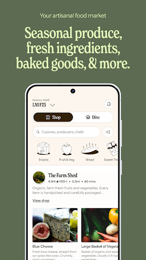 Cotta: Artisanal Food Market Screenshot 1