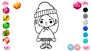 Toca Coloring Book Glitter Screenshot 0
