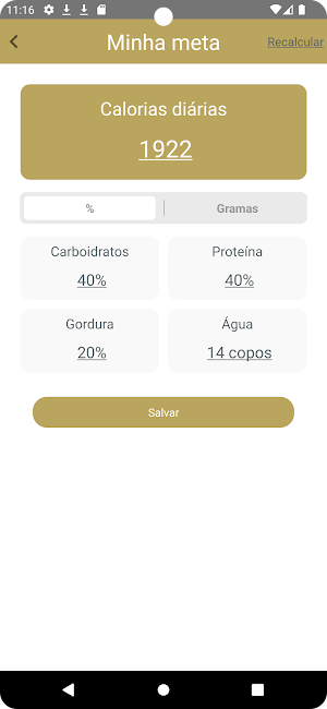 VB Nutrifit App Screenshot 1