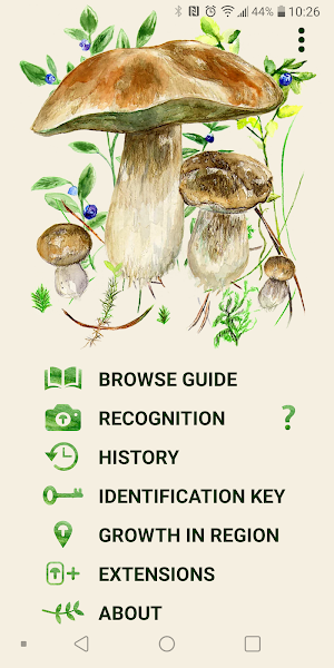 Mushrooms app Screenshot 0