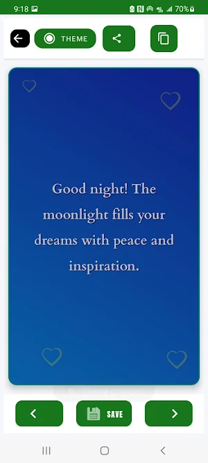 Goodnight Good Morning Message Screenshot 2