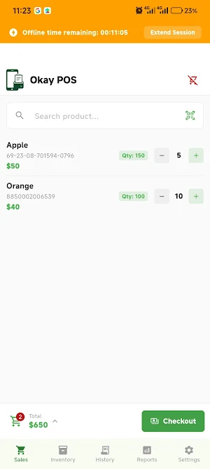 Okay Mini POS Screenshot 0