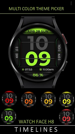 Watch Face H8 Screenshot 2
