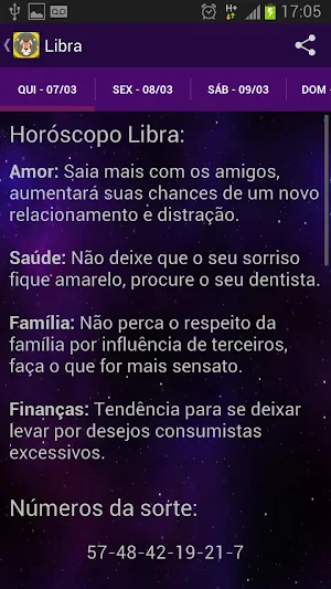 Horóscopo diário 2022 Screenshot 1