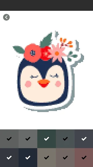 Kawaii Art Coloring By Number Screenshot 2