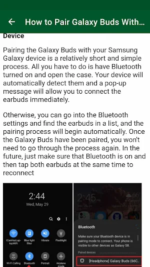 Galaxy Buds Live Setup Guide Screenshot 0