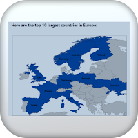 Top Largest  Countries Europe
