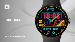 Retro Tapes - watch face Screenshot 0