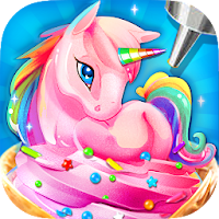 Rainbow Unicorn Ice Cream Food