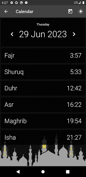 مواقيت بيت المقدس Screenshot 1