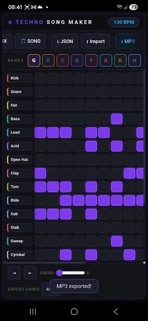 Techno Maker: DJ Beat Creator Screenshot 3