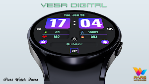 Vesa Digital Watch Face Screenshot 3