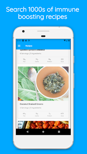 Immune Boosting Recipes - Science-Based Diet Screenshot 0