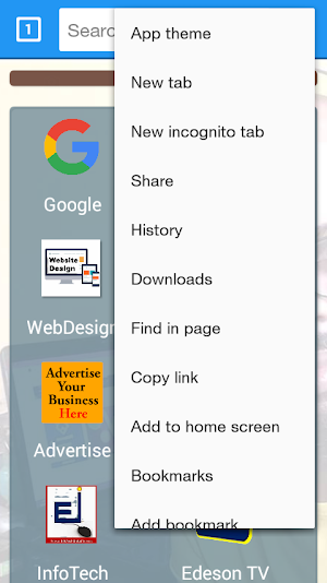 Edeson Browser Screenshot 1