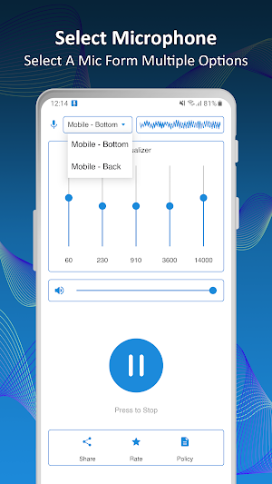 Bluetooth Wireless Microphone Screenshot 2