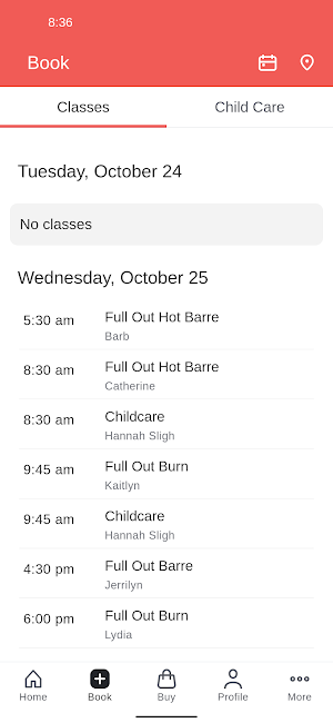 Full Out Barre Screenshot 1