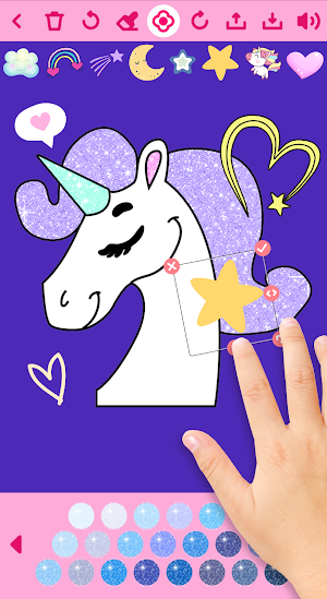 Unicorn Coloring Book 🦄 Screenshot 0