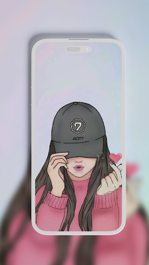 Finger Heart Wallpapers Screenshot 2