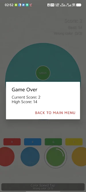 ColorSpeedTap Screenshot 0