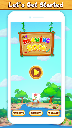 Flower Coloring Book & Drawing Book Screenshot 0