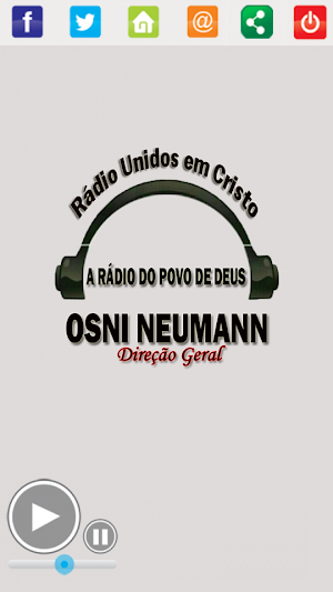 Web Rádio Unidos Em Cristo Web Screenshot 0