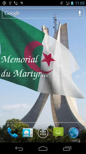 Algeria Flag Live Wallpaper Screenshot 2