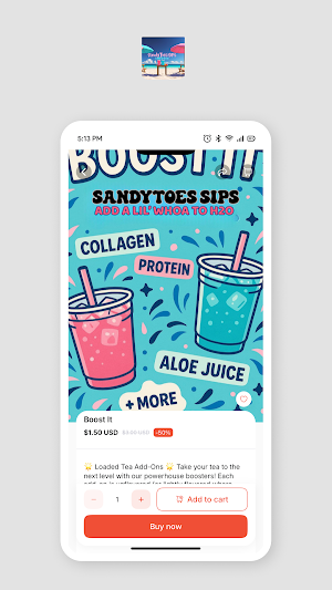 SandyToesSips Screenshot 3