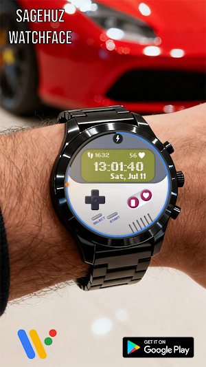 Retro Handheld Watch Face A110 Screenshot 2