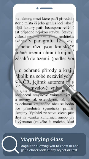 Magnifier Glass And Flashlight Screenshot 1